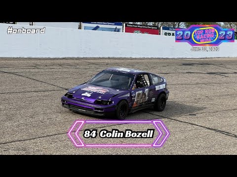 June 30, 2023 | Colin Bozell In-Car Camera | National Compact A-Feature | Kalamazoo Speedway