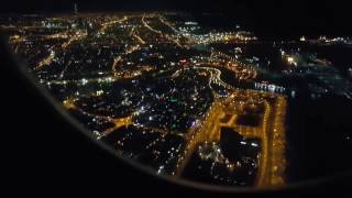 Take off from Dubai International Airport (Night time)
