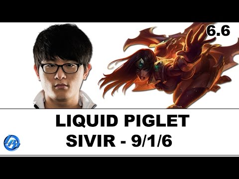 Liquid Piglet - Sivir vs Jhin - NA Ranked
