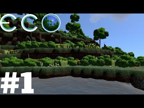ECO - Episode 1 - Update 7.6 - Review (Open World Survival Crafting Tutorial!)