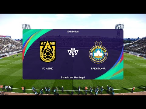 FC AGMK vs Pakhtakor Tashkent (22/04/2023) Coca-Cola Superliga PES 2021