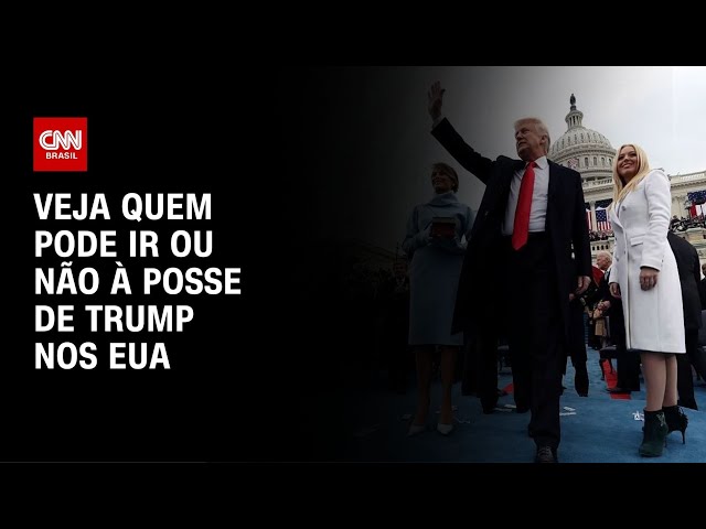 Veja quem pode ir ou não à posse de Trump nos EUA | CNN NOVO DIA