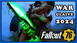 Fallout 76: War Glaive - The Best Classic Stealth Melee Weapon 2024