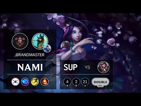 Nami Support vs Blitzcrank - KR Grandmaster Patch 9.21