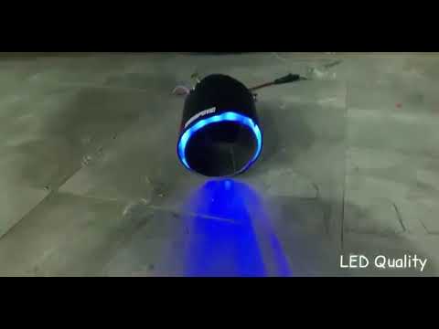 Akrapovic Carbon exhaust tips with LED light