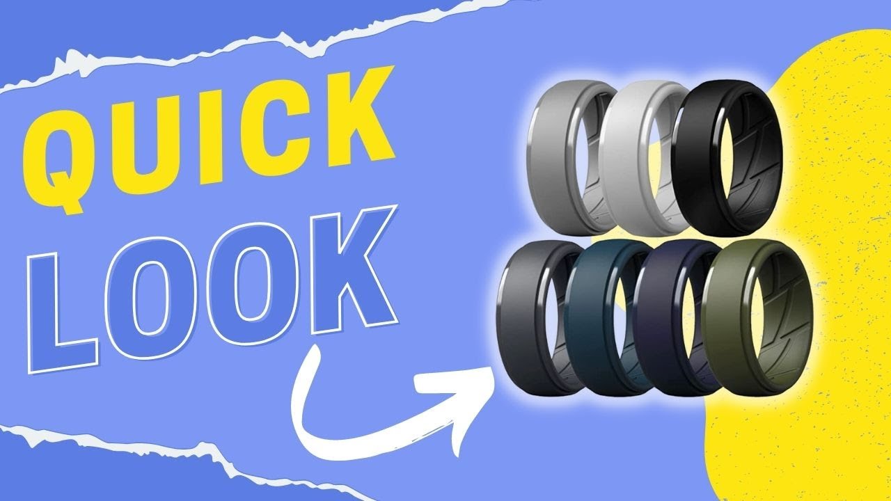 Quick Review | ThunderFit Silicone Rings for Men