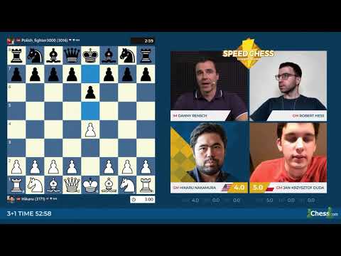Jan-Krzysztof Duda’s double Queen sacrifice against Hikaru Nakamura (Speed Chess Championship 2019)