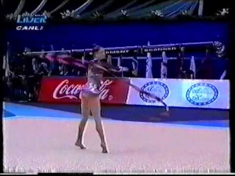 Irina RISENSON (ISR) ribbon - 2005 Baku worlds AA
