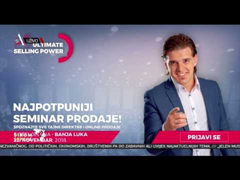 Kemal H. Balihodžić - Najava treninga "Non-stop prodaja" Banja Luka