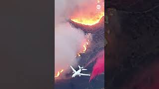 New Hughes Fire explodes north of Los Angeles