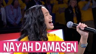 Nayah Damasen Chats About Being the Warrior's Good Luck Charm! | FanlalaTV video