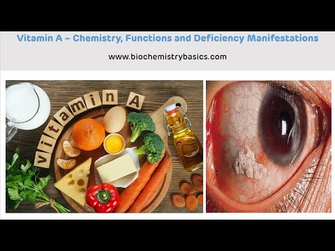 Vitamin A - Chemistry, Functions and Deficiency Manifestations || Vitamin A Biochemistry