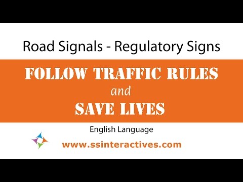 Indian Road Signals - English Language