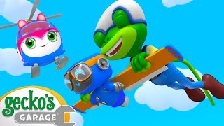 Flying Mechanical?!｜Gecko's Garage｜Funny Cartoon For Kids｜Learning Videos For Toddlers