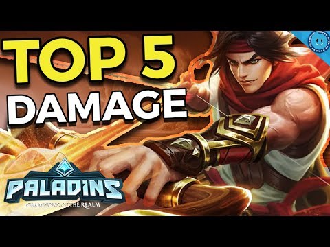 Top 5 Best Damage Champions In Paladins! (Competitive Tier List)