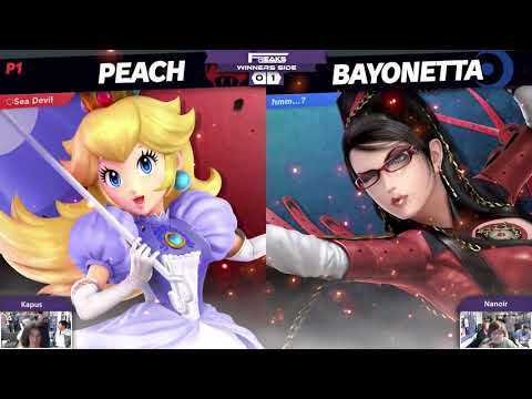 FREAKS Ultra 63 Singles Winners: Kapus (Peach) vs Nanoir (Bayonetta)