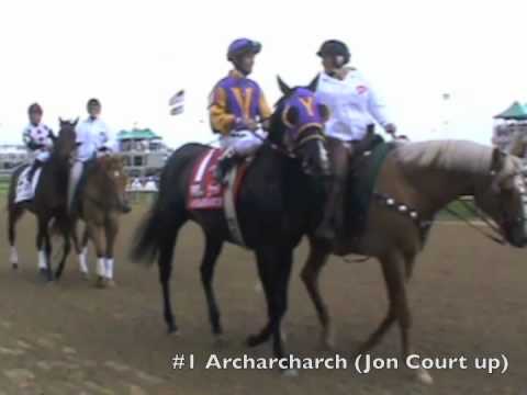 Kentucky Derby 2011 Part One - walkover & post parade scenes