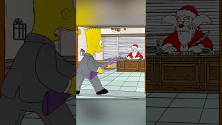 BART ENFRENTA O PAPAI NOEL #simpsons