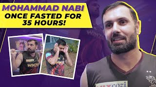 An athlete's life during Ramazan ft. Mohammad Nabi | Knights TV | KKR IPL 2022