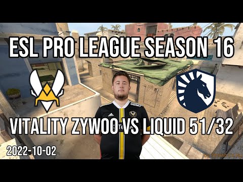 CSGO POV: Vitality ZywOo vs Liquid (51/32) @ mirage (2022-10-02)