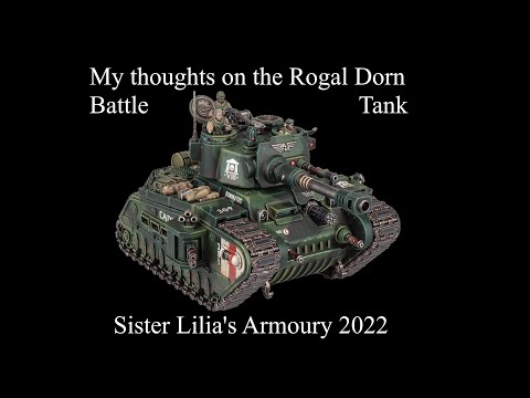 my thoughts on Rogal Dorn battle tank