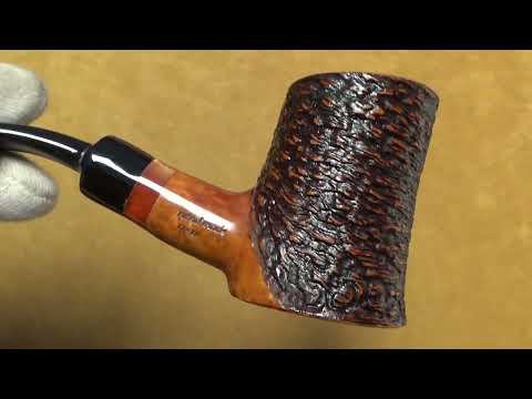 Pipa Santambrogio rusticata  major - Bent Poker - SS186