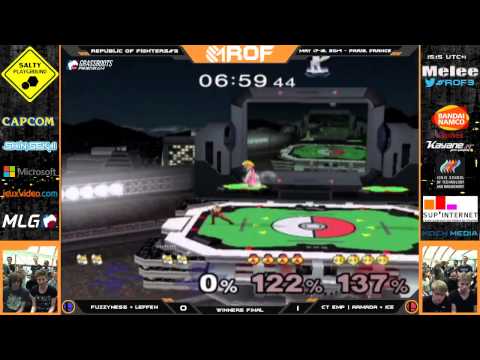 RoF#3 - Fuzzyness + Leffen vs CT EMP | Armada + Ice - SSBM Teams Winner Final