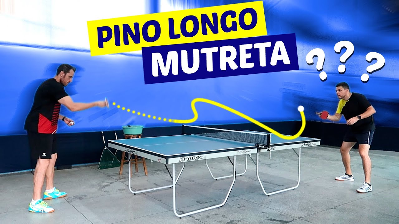 🏓 PINO MUTRETA no tênis de mesa - Aprenda a jogar com e contra ele! #VivaPong