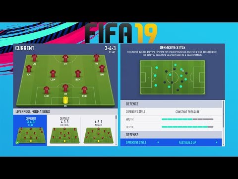 FIFA 19 BEST 3-4-3 FORMATION CUSTOM TACTICS  | PLAYERS INSTRUCTIONS  |  GAMEPLAY HD