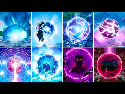 Evolution of the Zero Point in Fortnite (Season 4 - Season 27)