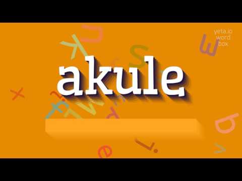 How to say "akule"! (High Quality Voices)