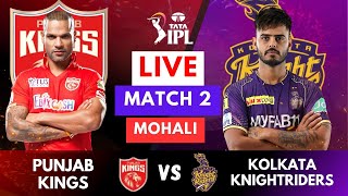 Live: PBKS VS KKR, IPL 2023 - Match 2 | Live Scores & Commentary | Punjab Vs Kolkata | IPL LIVE