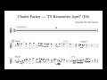 Charlie Parker — "I'll Remember April"   (w/ Strings, 1950) Alto Sax Transcription [complete track]