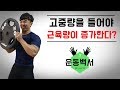 근력운동시 고중량을 들어야 근육량이 증가할까?