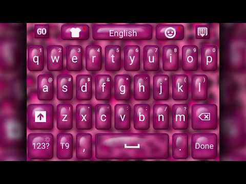 Pink Cheetah Drops Keyboard Video