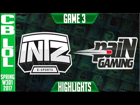 INTZ vs PAIN Highlights All Games - CBLoL W4D2 Spring 2017 - INTZ vs PAIN All Games