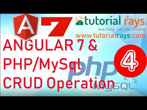 Part 1 2022 Angular PHP MySql CRUD operation | Angular 12 13 PHP MySql Insert Update Delete
