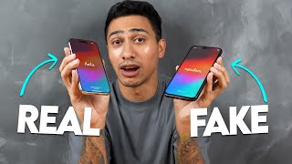 8000 PESOS FAKE IPHONE VS REAL IPHONE