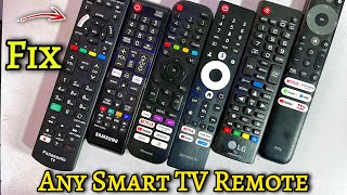 How to Reset Any TV Remote Control | Fix Any Smart TV Remote Not Working Problem