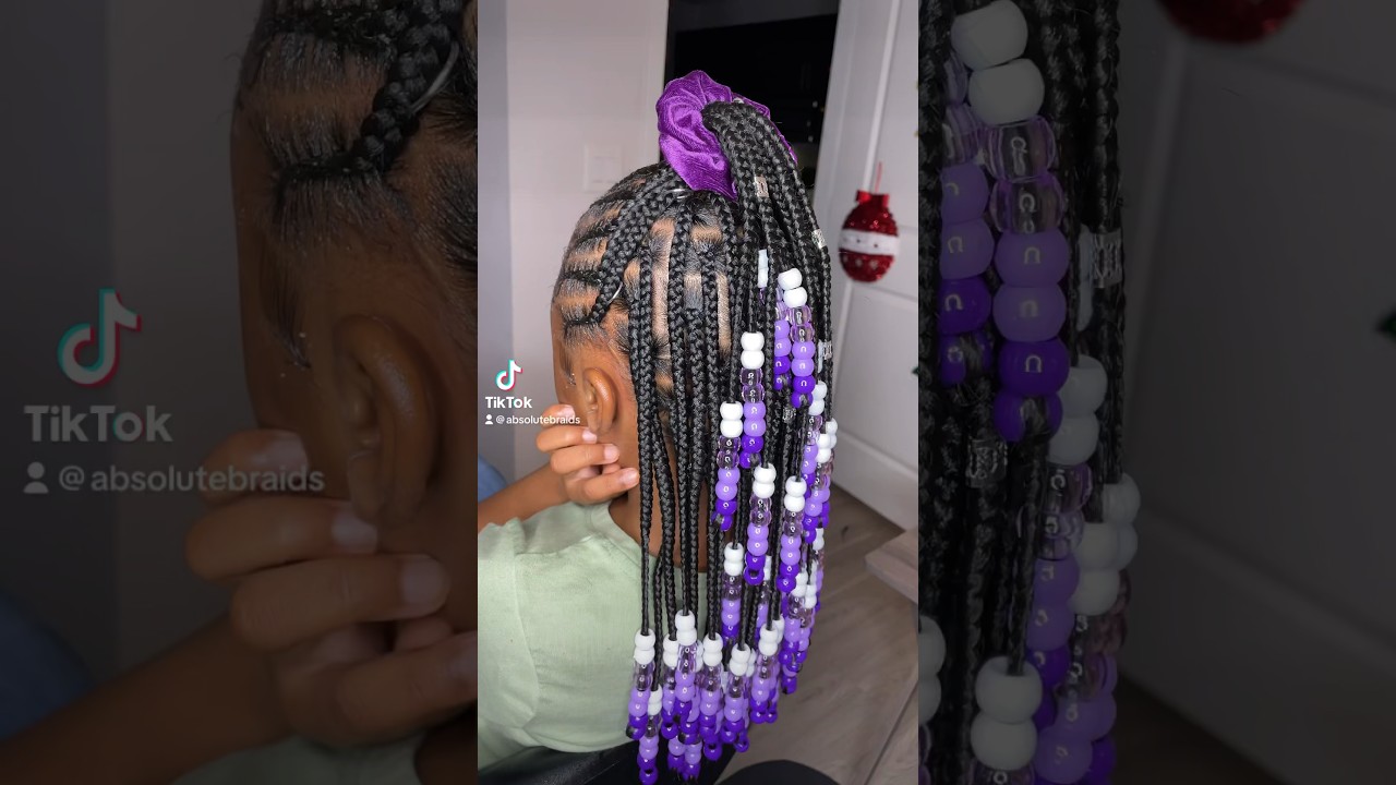 Kid's half up half down braids | @ absolutebraids