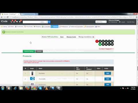 Prestashop Product Video Module