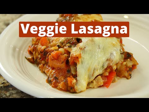Delicious Vegetarian Lasagna With Homemade Marinara Sauce