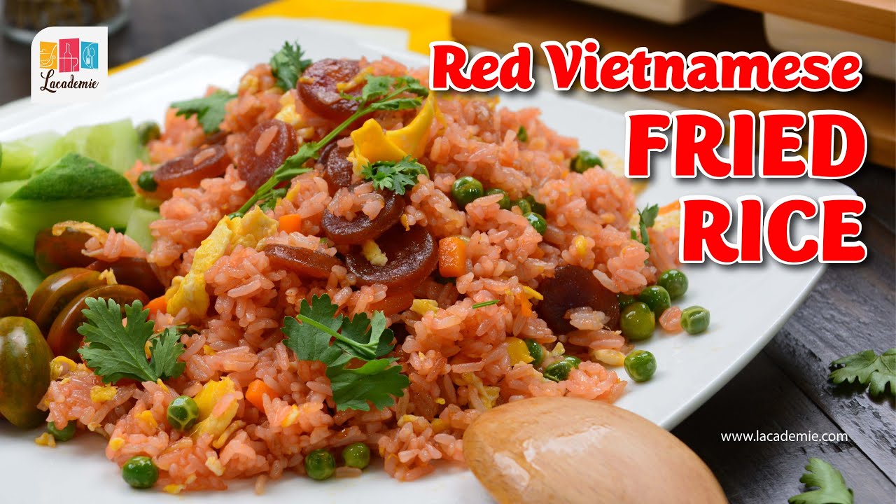 Red Vietnamese Fried Rice Recipe