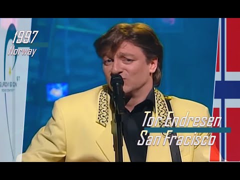 eurovision 1997 Norway 🇳🇴 Tor Endresen - San Fracisco ᴴᴰ