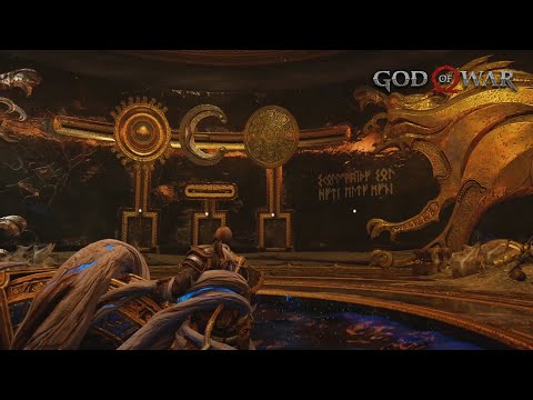 God Of War (2018) - Moon Midgard Sun Trap I The Black Rune I Puzzle I Guide