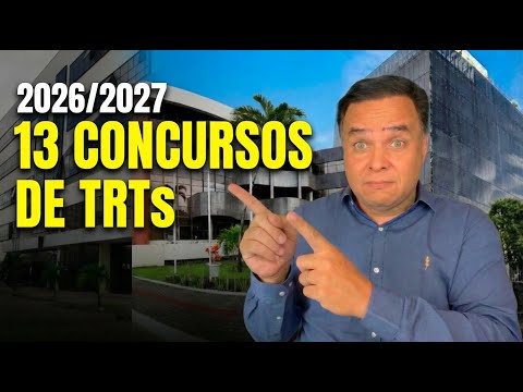 A FLOOD OF REGIONAL LABOR COURT (TRT) COMPETITIVE EXAMS in 2026/2027 | COMPLETE ANALYSIS