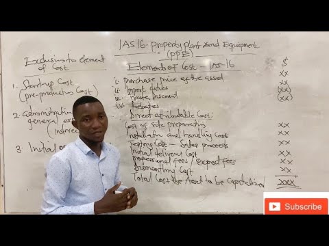 IAS 16 PROPERTY, PLANT AND EQUIPMENT. ( PART 1 ). PPE . ACCOUNTANCY TUTORIALS