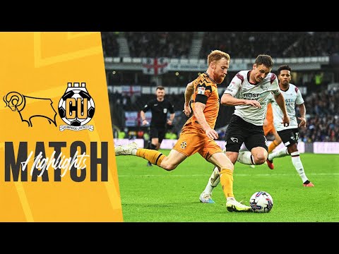Match Highlights | Derby County 0-0 Cambridge United | Sky Bet League One