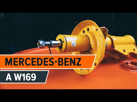 How to change front shock absorbers MERCEDES-BENZ A W169 TUTORIAL | AUTODOC
