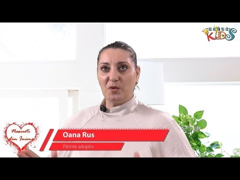 Oana Rus - o poveste despre adopție. Fetița și-a visat părinții adoptivi înainte să îi cunoască!
